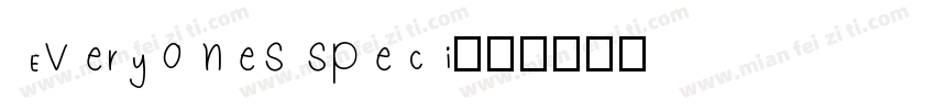 Everyones speci字体转换